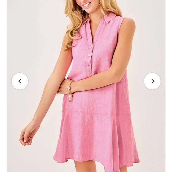Lilly Pulitzer Dresses & Skirts - Lilly Pulitzer Pink Sleeveless Mini Dress